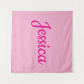 Cooler benutzerdefinierbarer Text Wandteppich (Vorderseite (Horizontal))