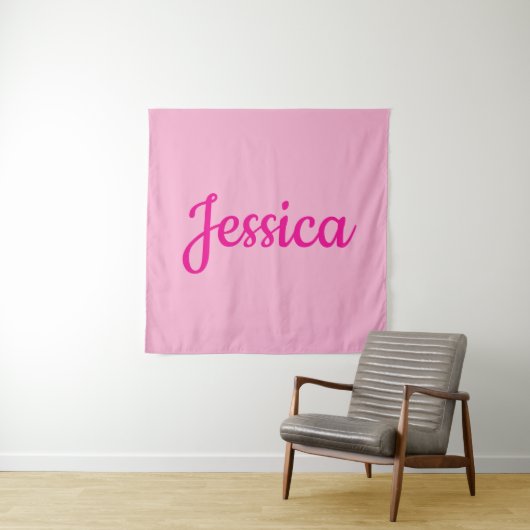 Cooler benutzerdefinierbarer Text Wandteppich (Beispiel)