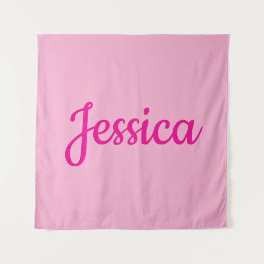 Cooler benutzerdefinierbarer Text Wandteppich (Vorderseite)