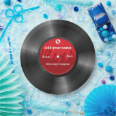 Cooler benutzerdefinierter Text, Vintager oder Ret Pappteller (Party)