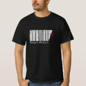 Cooler Bergketten-Barcode T-Shirt (Vorderseite)
