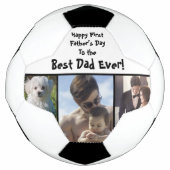 Cooler bester Vater je Foto Vatertag Fußball (Vorderseite)