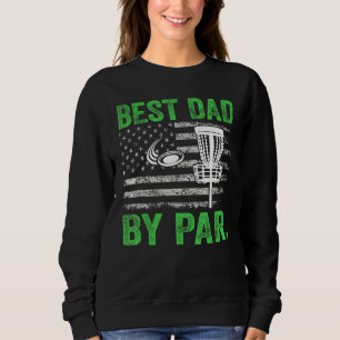 Cooler bester Vater von Par Disk Golf US amerikani Sweatshirt