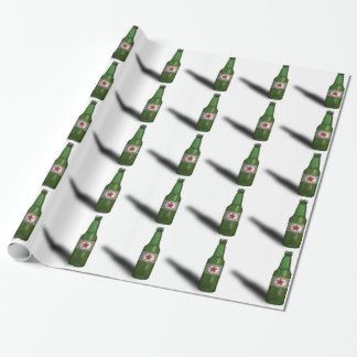 Cooler Bierflasche-Entwurf Geschenkpapier