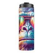 Cooler Bigfoot in Angesagter Sonnenbrille Thermosbecher (Vorderseite)