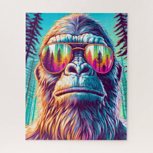 Cooler Bigfoot in coole Hip-Hip Sonnenbrille Puzzle