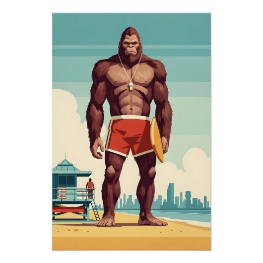 Cooler Bigfoot Poster (Vorderseite)