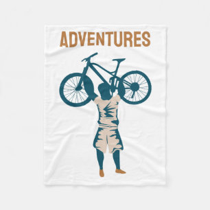 Cooler Biker - Abenteuer Fleecedecke