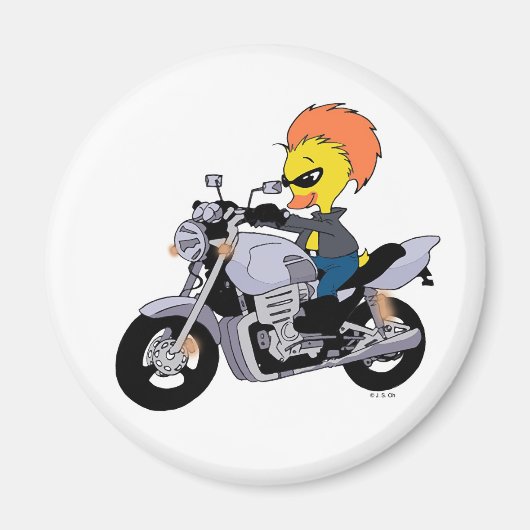 Cooler Biker Magnet (Vorne)