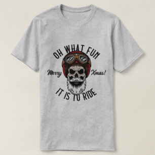Cooler Biker Oh was für ein Spaß es ist zu fahren  T-Shirt