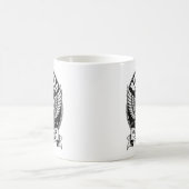 Cooler Biker-Vater Vintage-Motorrad Kaffeetasse (Mittel)