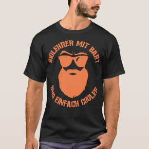 Cooler Biologielehrer mit vollem Bart T-Shirt