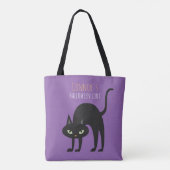 Cooler Black Cat Kids Trick oder Treat Tasche (Rückseite)