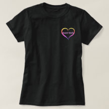 Cooler Black Heart Scent Work Pock T - Shirt
