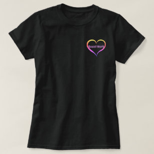 Cooler Black Heart Scent Work Pock T - Shirt