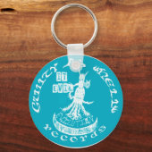 COOLER BLAU "It Evil" Schlüsselanhänger (Vorderseite)