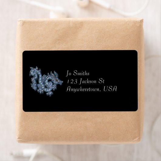 Cooler blauer Drache (Insitu)