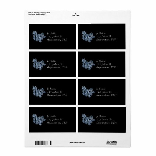 Cooler blauer Drache (Vorne)