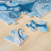 Cooler Blauer Skull Puzzle (Seite)