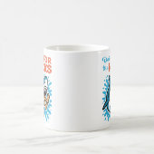 Cooler Blauhai für Kicks Kaffeetasse (Mittel)