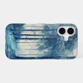 Cooler Blauwald iPhone 16 Hülle (Rückseite (Horizontal))