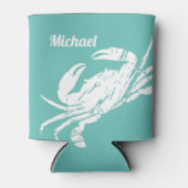 Cooler Blue Crab Custom Beach kann kühler werden Dosenkühler (Vorderseite)