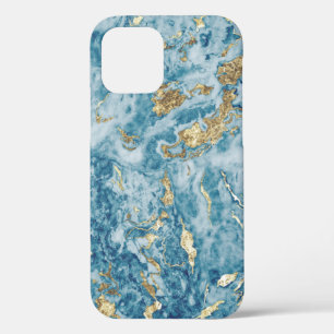 Cooler Blue-Gold-Stone-einzigartig Case-Mate iPhone Hülle