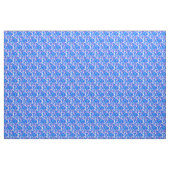 Cooler Blumenlook blau Stoff (Yard (91,4 cm))