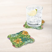 Cooler Blumenmuster-SPRING-Papier-Untersetzer Untersetzer (Vor Ort)