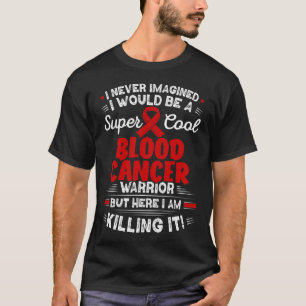 Cooler Blutkrebs-Krieger Blutkrebs Bewusstsein T-Shirt