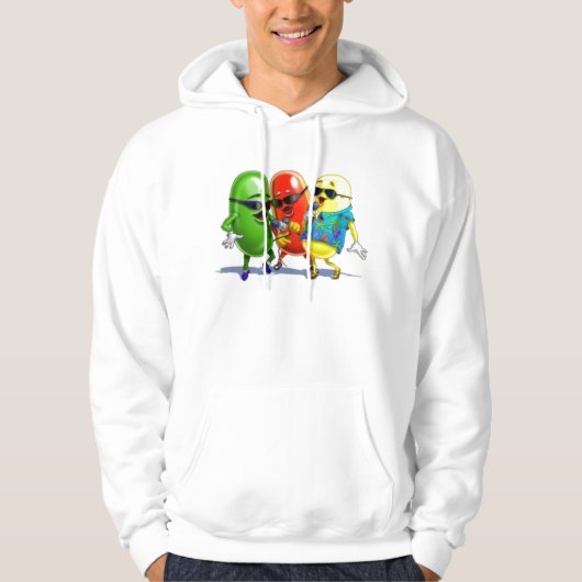 Cooler BohnenHoodie Hoodie (Vorderseite)