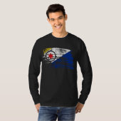 Cooler Bonaire-Flaggenentwurf T-Shirt (Vorne ganz)