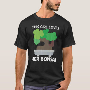 Cooler Bonsai für Mädchen Kinder Pflanze Garten 1 T-Shirt