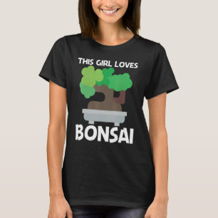 Cooler Bonsai für Mädchen Kinder Pflanze Garten 1 T-Shirt
