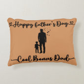 Cooler Bonus Vater Glücklicher Vatertag | Dekokissen (Vorderseite)