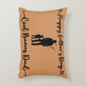 Cooler Bonus Vater Glücklicher Vatertag | Dekokissen (Vorderseite(Vertikal))