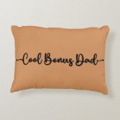 Cooler Bonus Vater Glücklicher Vatertag | Dekokissen (Rückseite)