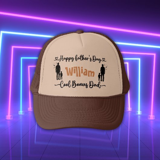 Cooler Bonus Vater Glücklicher Vatertag | Truckerkappe