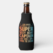 Cooler Bootsmann für Männer - Sail Pontoon Boati Flaschenkühler (Flaschenvorderseite)