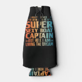 Cooler Bootsmann für Männer - Sail Pontoon Boati Flaschenkühler (Rückseite)