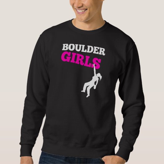 Cooler Boulder Sports Bouldering Mountainering Roc Sweatshirt (Vorderseite)