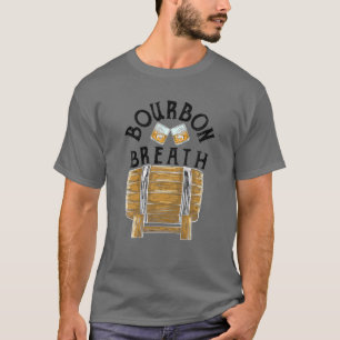 Cooler Bourbon-Atem Funny Glass Whiskey Lover Dr T-Shirt