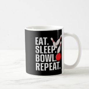 Cooler Bowling für Damen und Herren - Bowling-Liga Kaffeetasse