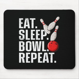 Cooler Bowling für Damen und Herren - Bowling-Liga Mousepad