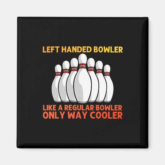 Cooler Bowling für Männer Bowling Teamsport Lea Magnet (Vorne)