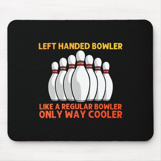 Cooler Bowling für Männer Bowling Teamsport Lea Mousepad (Vorne)