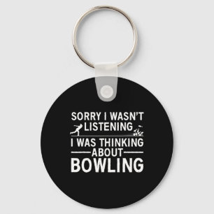 Cooler Bowling für Männer Frauen Bowler verschwend Schlüsselanhänger