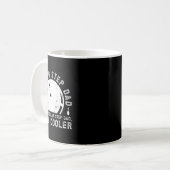Cooler Bowling Step-Papa eines Bowler Stepdad Bowl Kaffeetasse (Vorderseite Links)