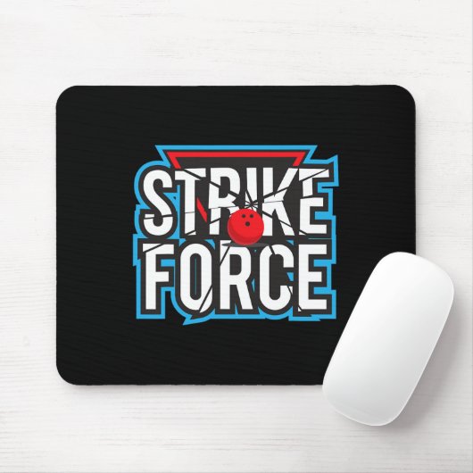 Cooler Bowling Strike Force Bowling Fan Bowling Te Mousepad (Mit Mouse)