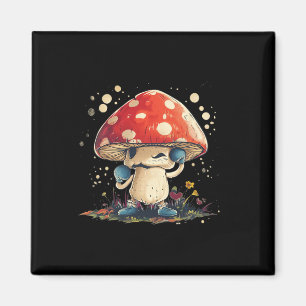 Cooler Box-Champignon für Gemüse- und Pilzliebhabe Magnet